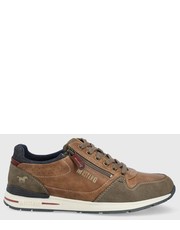 Sneakersy męskie buty kolor brązowy - Answear.com Mustang