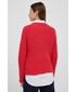 Sweter Mustang Sweter bawełniany damski kolor czerwony