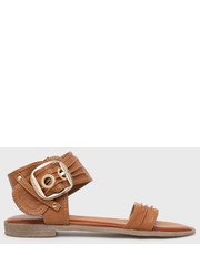 Sandały sandały damskie kolor brązowy - Answear.com Mustang