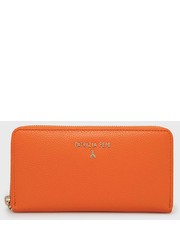 Portfel portfel skórzany damski kolor pomarańczowy - Answear.com Patrizia Pepe