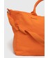 Shopper bag Patrizia Pepe torebka kolor pomarańczowy