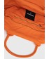 Shopper bag Patrizia Pepe torebka kolor pomarańczowy