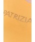 Bluzka Patrizia Pepe t-shirt damski kolor żółty