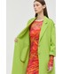Płaszcz Patrizia Pepe płaszcz wełniany kolor zielony przejściowy