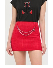 Spódnica spódnica kolor czerwony mini prosta - Answear.com Patrizia Pepe