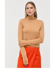 Sweter sweter wełniany damski kolor żółty lekki - Answear.com Patrizia Pepe