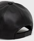 Czapka Patrizia Pepe czapka kolor czarny z aplikacją