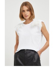 Top damski t-shirt damski kolor biały - Answear.com Patrizia Pepe