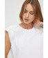 Top damski Patrizia Pepe t-shirt damski kolor biały