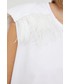 Top damski Patrizia Pepe t-shirt damski kolor biały