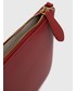 Listonoszka Pinko torebka skórzana kolor czerwony