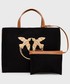 Shopper bag Pinko torebka kolor czarny