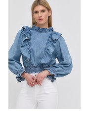 Bluzka bluzka jeansowa damska gładka - Answear.com Pinko