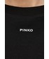 Bluzka Pinko t-shirt bawełniany kolor czarny