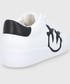 Sneakersy Pinko Buty skórzane kolor biały na platformie