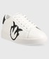 Sneakersy Pinko sneakersy skórzane Klum 3 kolor biały