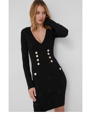 Sukienka Sukienka kolor czarny mini dopasowana - Answear.com Pinko
