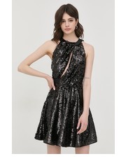 Sukienka sukienka kolor czarny mini rozkloszowana - Answear.com Pinko