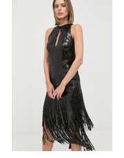Sukienka sukienka kolor czarny midi dopasowana - Answear.com Pinko