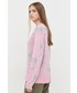 Sweter Pinko sweter z domieszką wełny damski kolor różowy