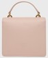 Torebka Pinko torebka skórzana kolor różowy