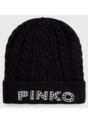 Czapka czapka kolor czarny - Answear.com Pinko