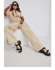Kombinezon kombinezon bawełniany kolor beżowy bawełniany - Answear.com Puma