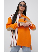 Bluzka longsleeve bawełniany Title Nine damska kolor pomarańczowy - Answear.com Puma