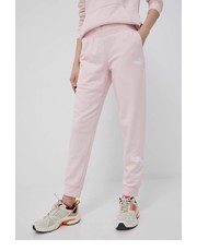 Spodnie spodnie damskie kolor różowy z nadrukiem - Answear.com Puma