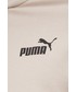 Bluza męska Puma bluza bawełniana męska kolor beżowy z kapturem z nadrukiem