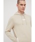 Bluza męska Puma bluza bawełniana męska kolor beżowy z kapturem z aplikacją