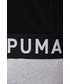 Bluza męska Puma bluza treningowa męska kolor czarny z kapturem wzorzysta