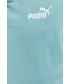 Bluza męska Puma bluza męska kolor turkusowy z kapturem z aplikacją