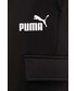Spodnie męskie Puma spodnie męskie kolor czarny gładkie