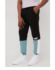 Spodnie męskie spodnie dresowe 848007 męskie kolor czarny z nadrukiem - Answear.com Puma