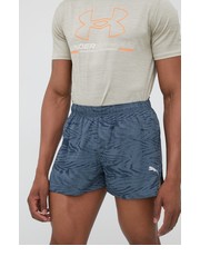 Krótkie spodenki męskie szorty do biegania Ultraweave 521671 męskie kolor szary - Answear.com Puma