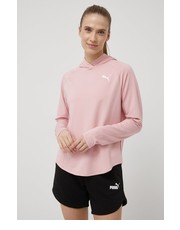 Bluza bluza damska kolor czarny z kapturem gładka - Answear.com Puma