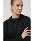 Bluza Puma bluza treningowa Flawless damska kolor czarny z kapturem wzorzysta