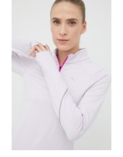 Bluza bluza do biegania Run 5K 521390 damska kolor fioletowy gładka - Answear.com Puma
