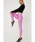 Legginsy Puma legginsy treningowe Dare damskie kolor różowy gładkie