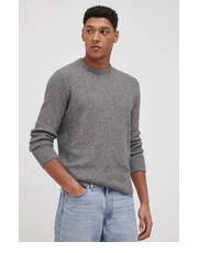 Sweter męski Sweter bawełniany męski kolor szary lekki - Answear.com Superdry