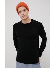 Sweter męski sweter wełniany męski kolor czarny lekki - Answear.com Superdry