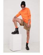 Sweter męski sweter męski kolor pomarańczowy ciepły - Answear.com Superdry