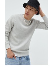 Sweter męski sweter bawełniany męski kolor szary lekki - Answear.com Superdry