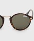 Okulary Superdry okulary przeciwsłoneczne damskie kolor brązowy