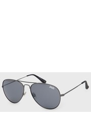 Okulary okulary przeciwsłoneczne męskie kolor szary - Answear.com Superdry