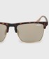 Okulary Superdry okulary przeciwsłoneczne męskie kolor brązowy