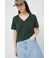 Bluzka Superdry t-shirt damski kolor zielony