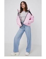Kurtka kurtka damska kolor różowy zimowa - Answear.com Superdry