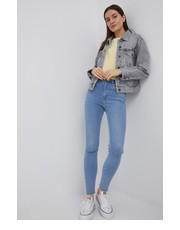 Kurtka kurtka jeansowa damska kolor szary przejściowa - Answear.com Superdry
